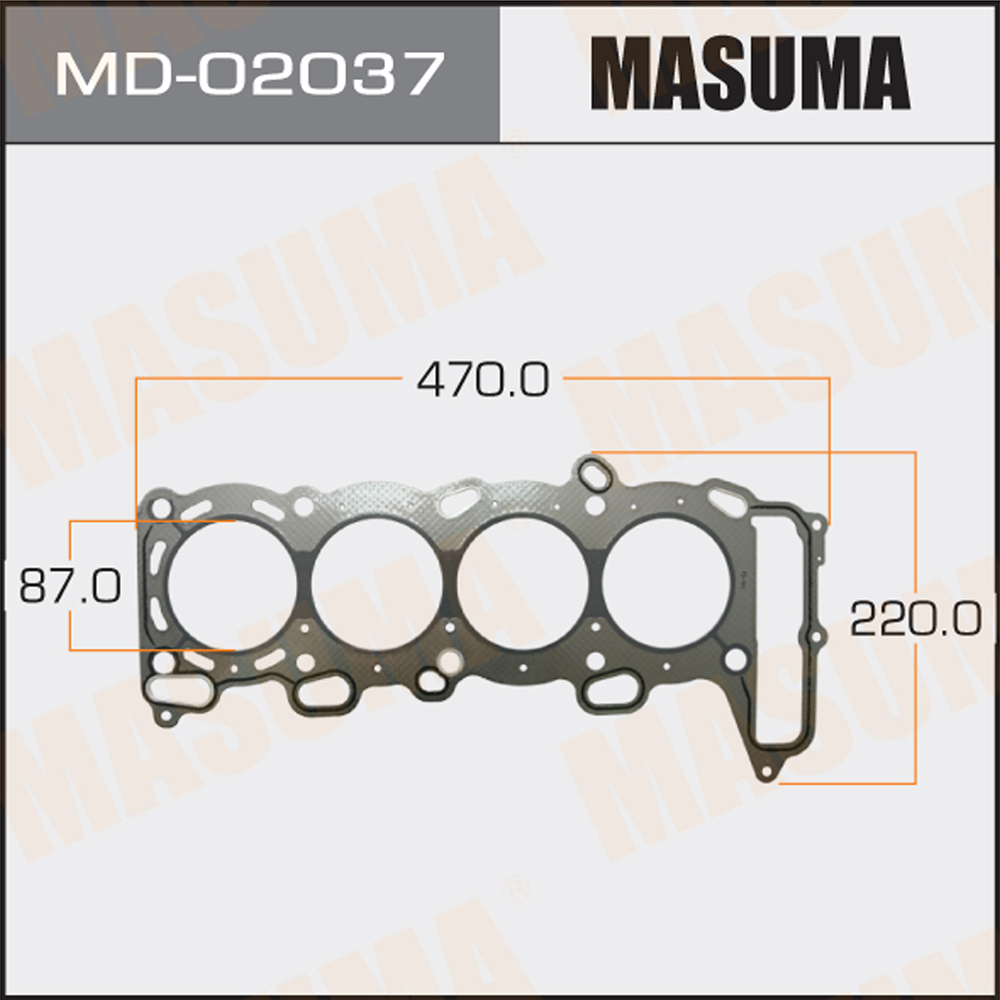 Прокладка головки блока цилиндров Masuma                MD-02037