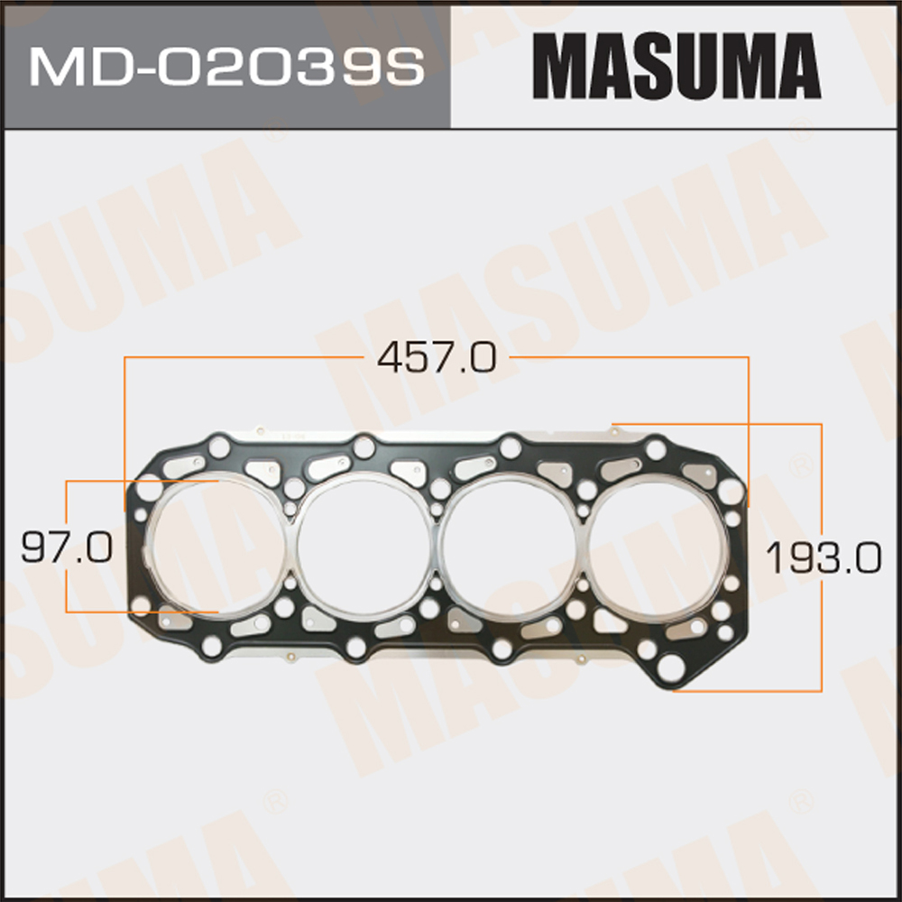 Прокладка головки блока цилиндров Masuma                MD-02039S