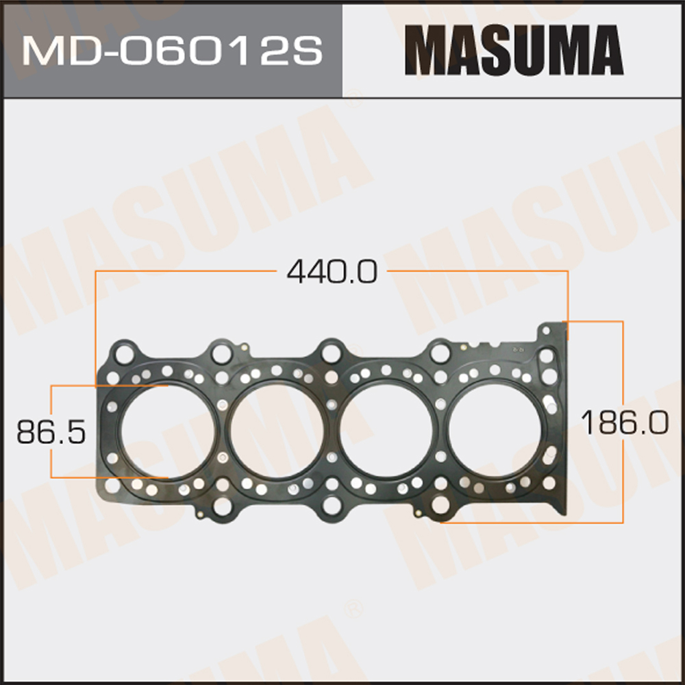 Прокладка головки блока цилиндров Masuma                MD-06012S