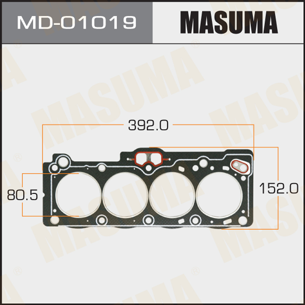 Прокладка головки блока цилиндров Masuma                MD01019