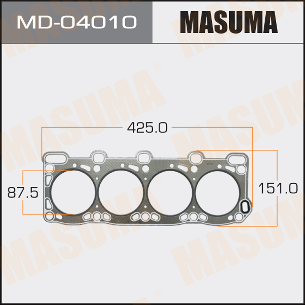 Прокладка головки блока цилиндров Masuma                MD04010