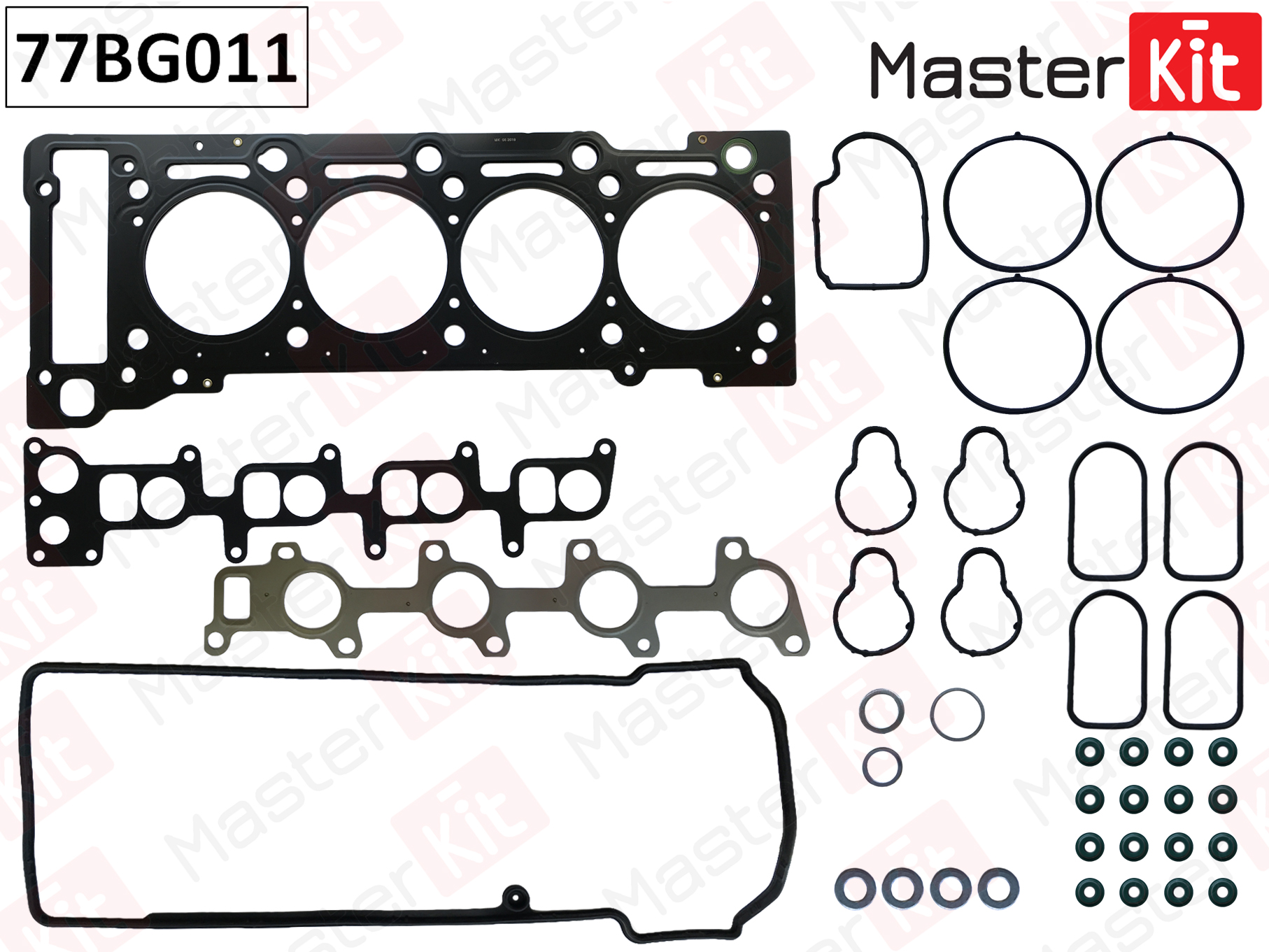 Верхний комплект прокладок ГБЦ Master KiT                77BG011