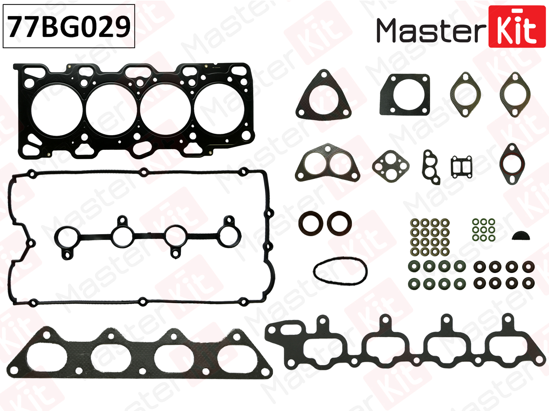 Верхний комплект прокладок ГБЦ Master KiT                77BG029