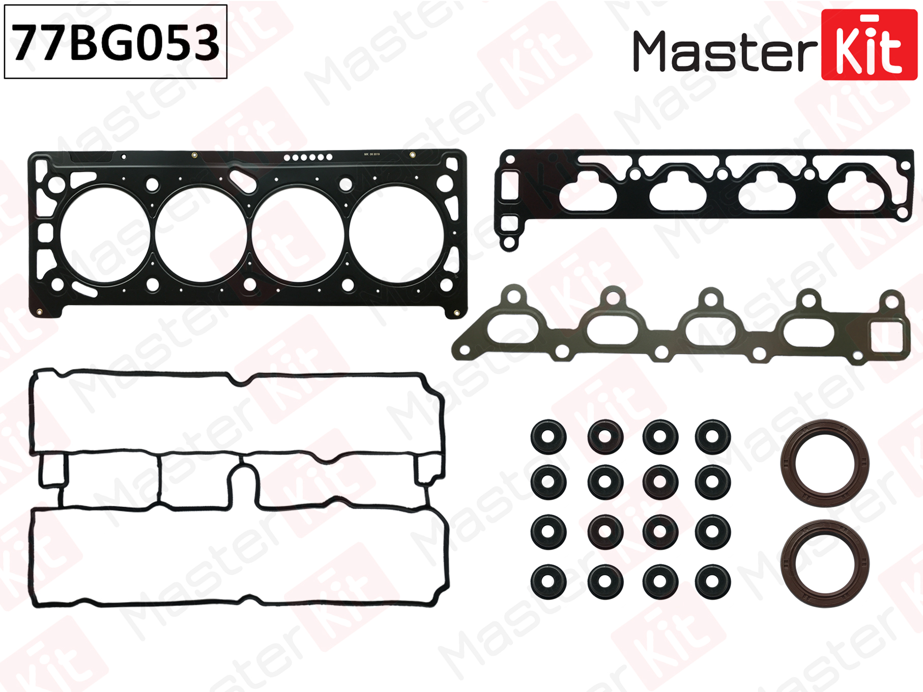 Верхний комплект прокладок ГБЦ Master KiT                77BG053