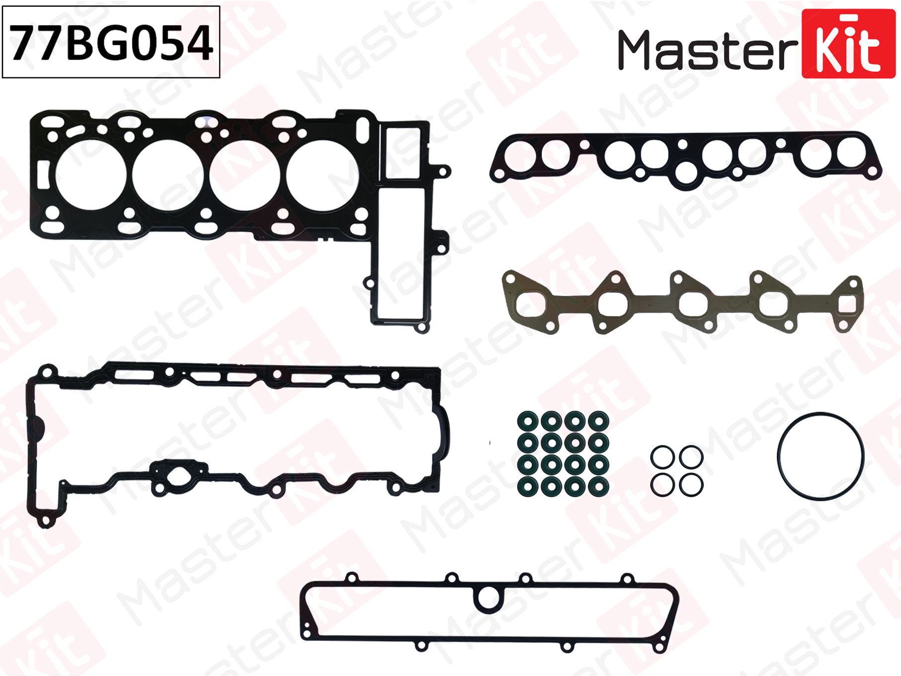 Верхний комплект прокладок с прокладкой ГБЦ Master KiT                77BG054