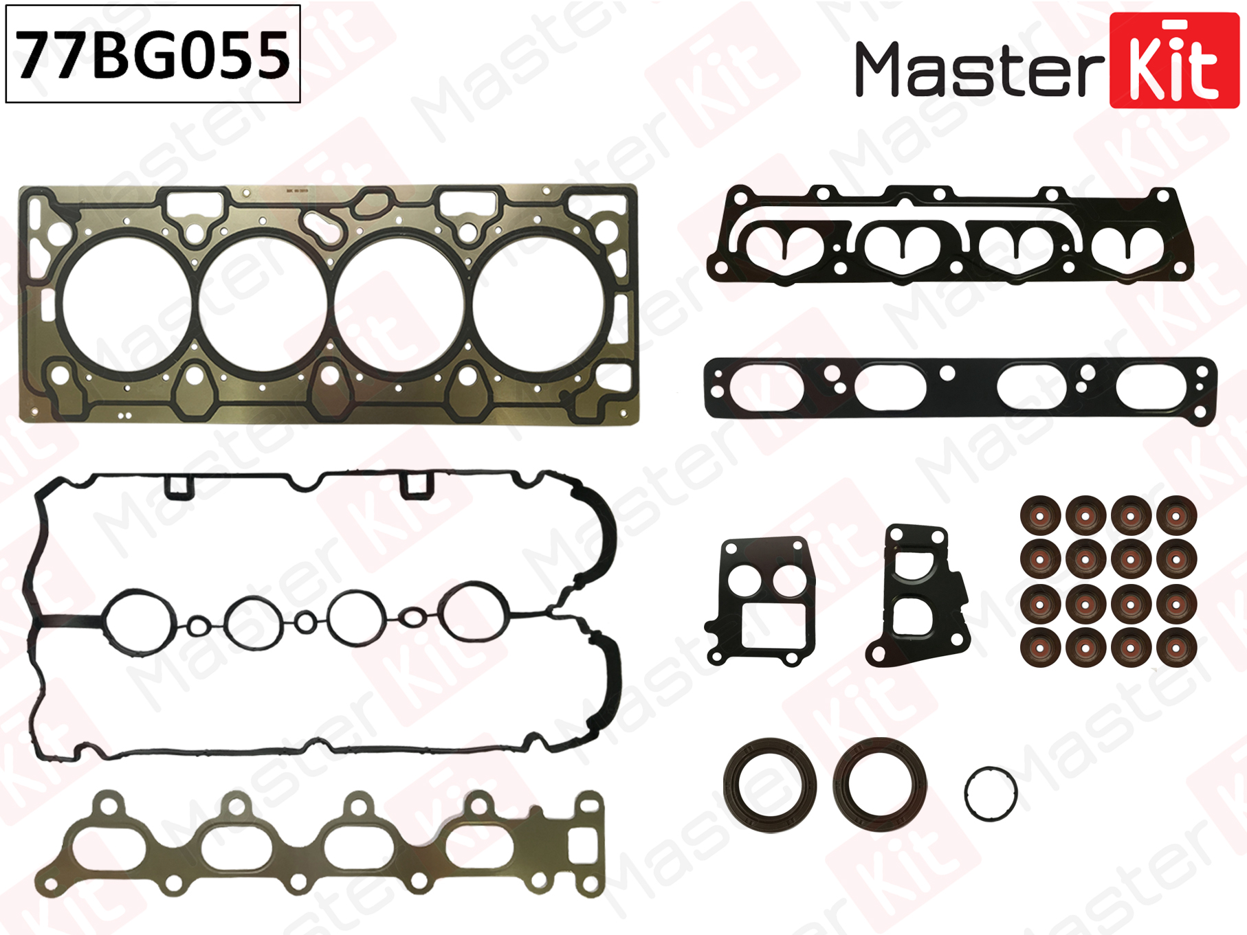 Верхний комплект прокладок ГБЦ Master KiT                77BG055