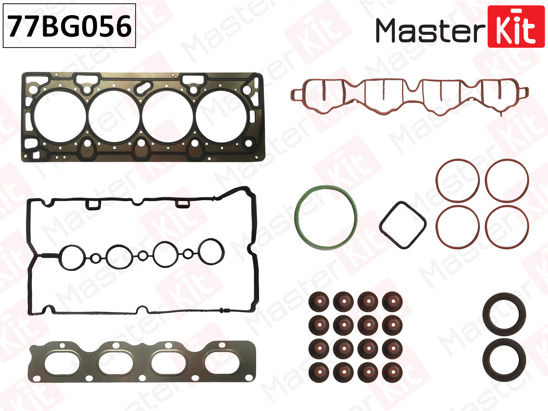 Верхний комплект прокладок ГБЦ Master KiT                77BG056