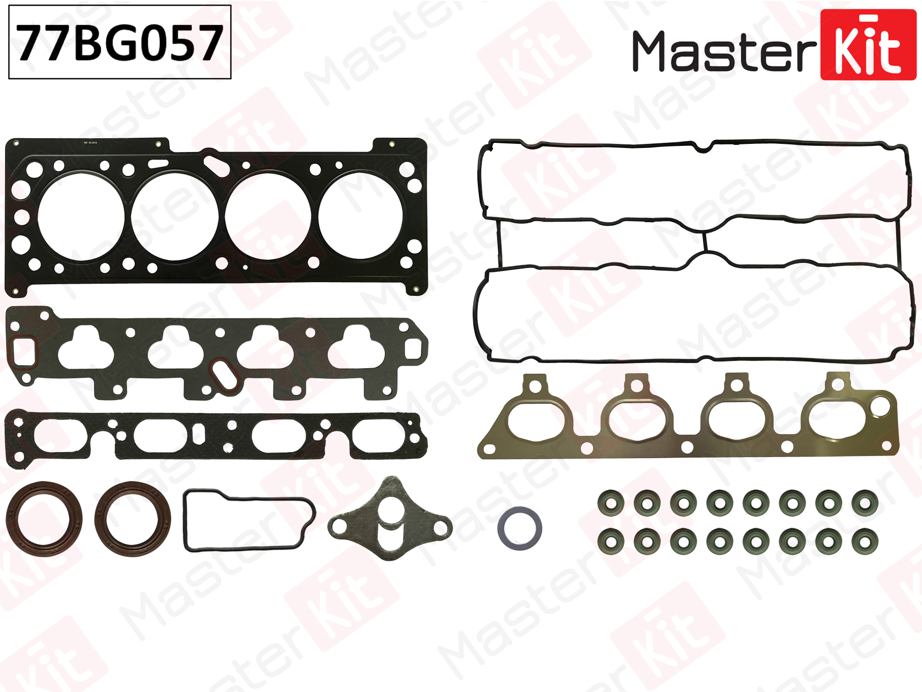 Верхний комплект прокладок ГБЦ Master KiT                77BG057