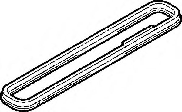 Прокладка крышки ГБЦ полиакриловый каучук Elring                830.291
