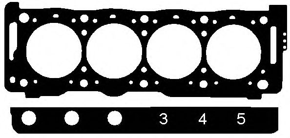 Прокладка головки блока цилиндров Elring                422.531
