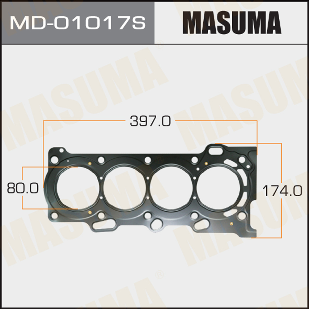 Прокладка головки блока цилиндров Masuma                MD-01017S