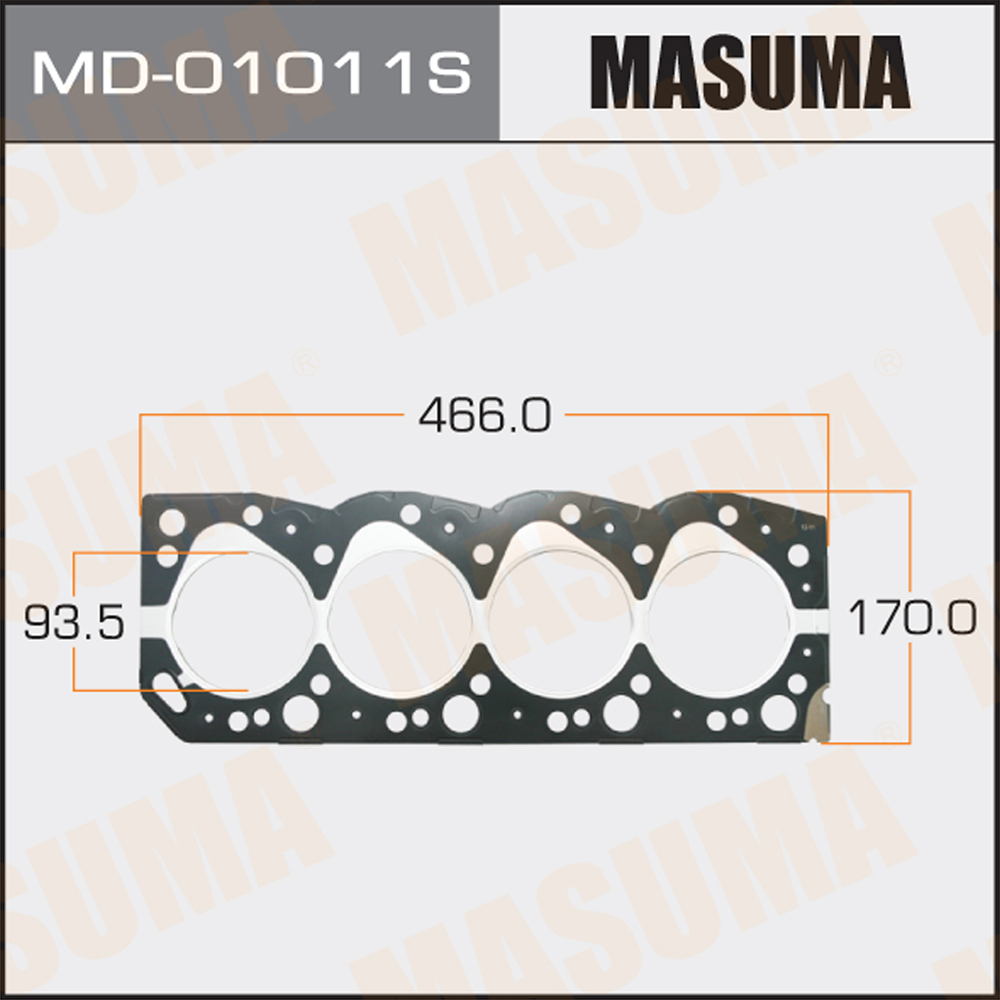 Прокладка головки блока цилиндров Masuma                MD-01011S