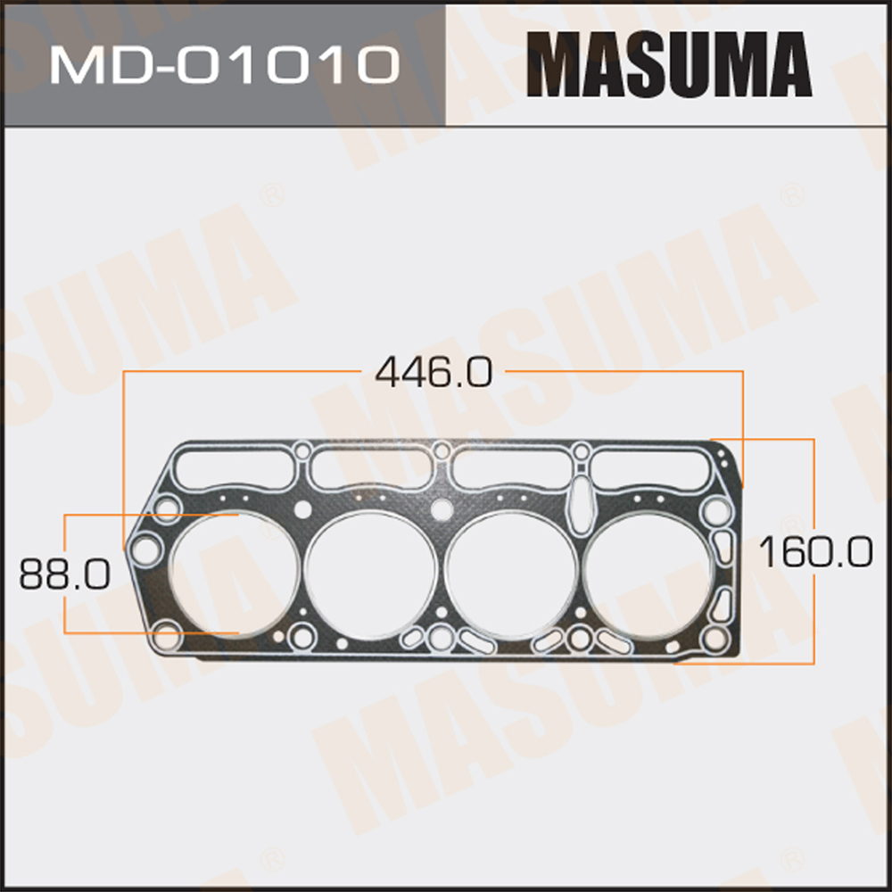 Прокладка головки блока цилиндров Masuma                MD-01010