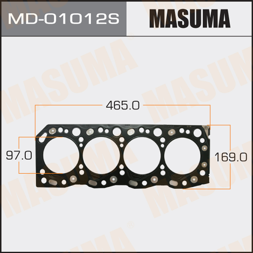 Прокладка головки блока цилиндров Masuma                MD-01012S