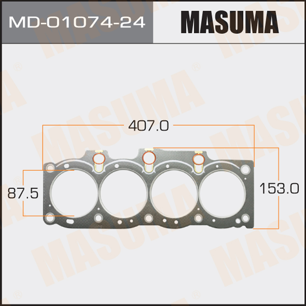 Прокладка головки блока цилиндров Masuma                MD-01074-24