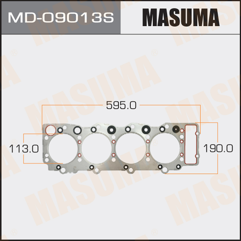 Прокладка головки блока цилиндров Masuma                MD-09013S