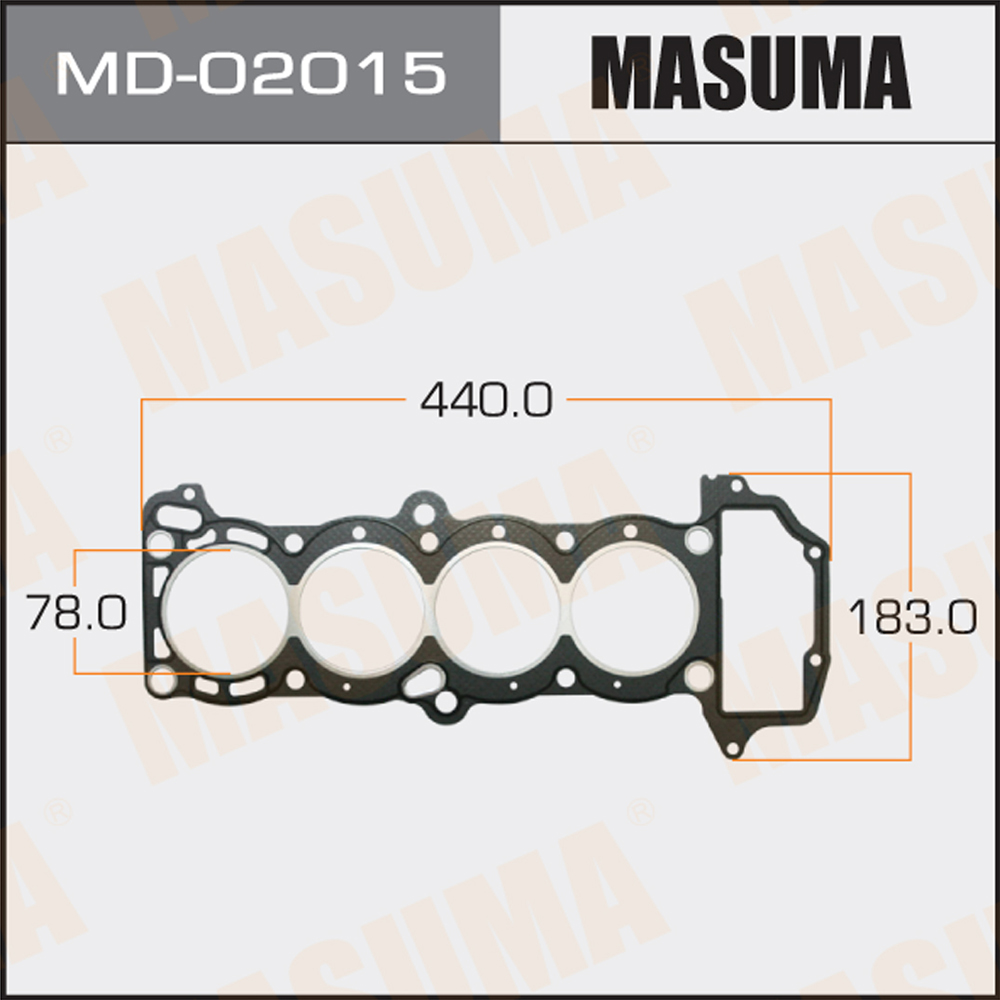 Прокладка головки блока цилиндров Masuma                MD-02015