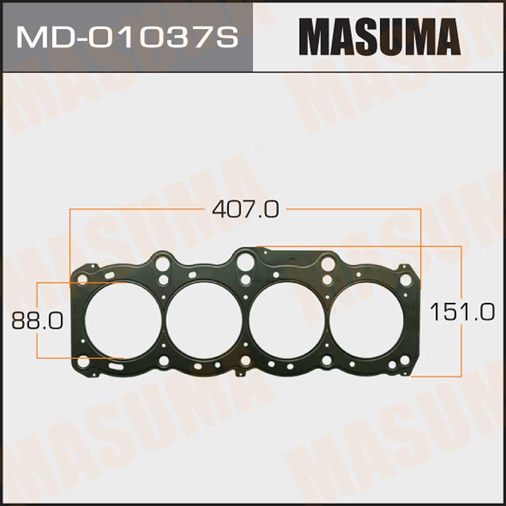 Прокладка головки блока цилиндров Masuma                MD-01037S