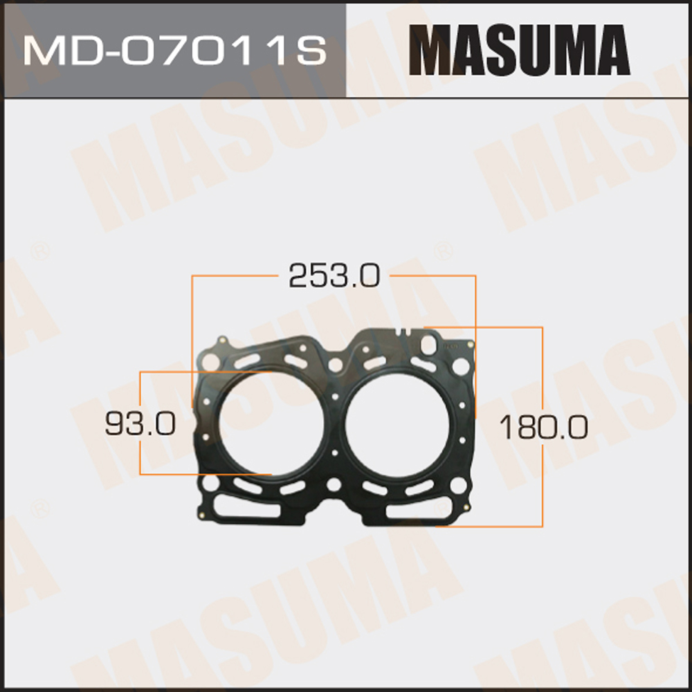 Прокладка ГБЦ Masuma                MD-07011S