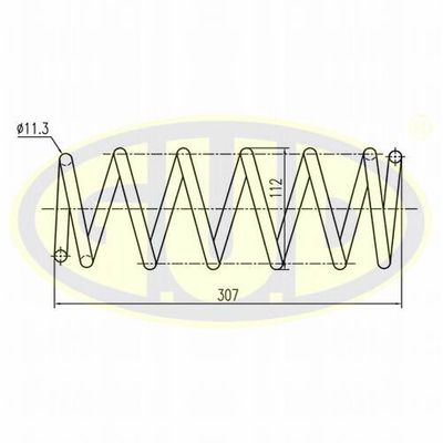 GCS262034 G.U.D. Пружина ходовой части