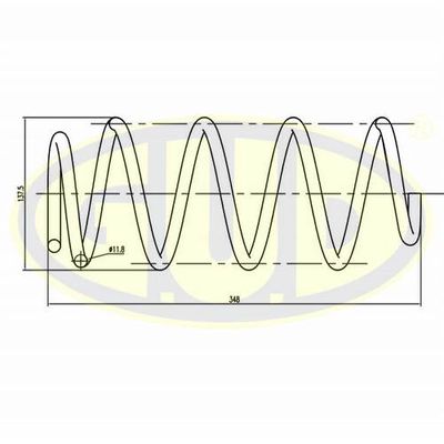 GCS095079 G.U.D. Пружина ходовой части