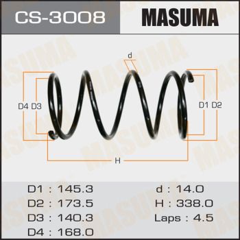 CS3008 MASUMA Пружина ходовой части