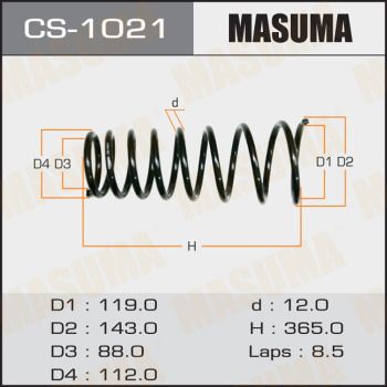 CS1021 MASUMA Пружина ходовой части