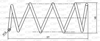 CSR915400 OPEN PARTS Пружина ходовой части