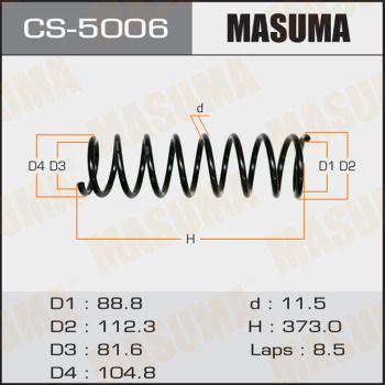 CS5006 MASUMA Пружина ходовой части