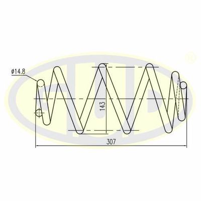 GCS262058 G.U.D. Пружина ходовой части