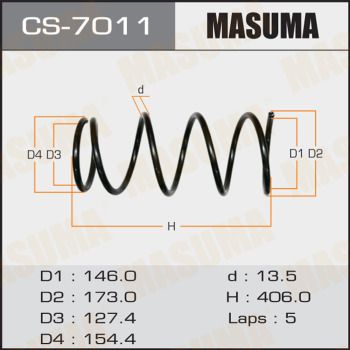 CS7011 MASUMA Пружина ходовой части