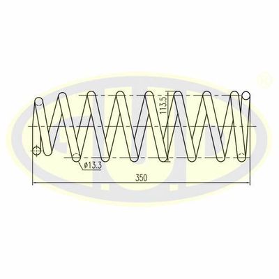 GCS035744 G.U.D. Пружина ходовой части