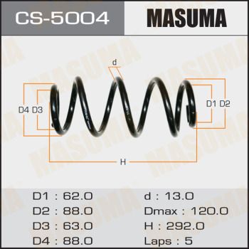CS5004 MASUMA Пружина ходовой части