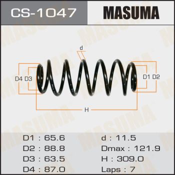 CS1047 MASUMA Пружина ходовой части