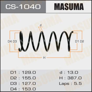 CS1040 MASUMA Пружина ходовой части