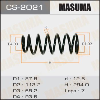 CS2021 MASUMA Пружина ходовой части