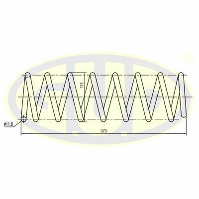 GCS227620 G.U.D. Пружина ходовой части