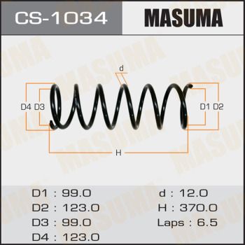 CS1034 MASUMA Пружина ходовой части