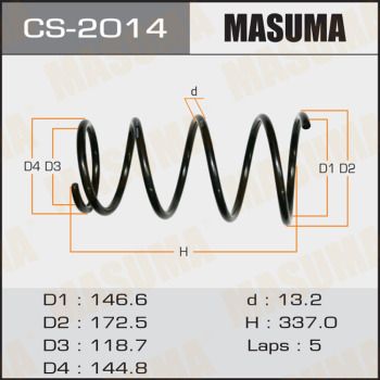 CS2014 MASUMA Пружина ходовой части