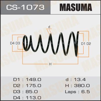 CS1073 MASUMA Пружина ходовой части