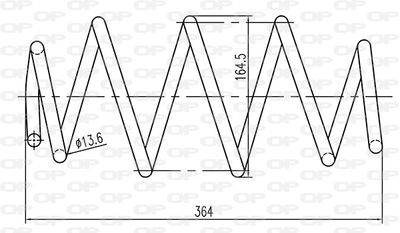 CSR904400 OPEN PARTS Пружина ходовой части