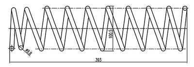 CSR921102 OPEN PARTS Пружина ходовой части