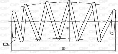 CSR907000 OPEN PARTS Пружина ходовой части