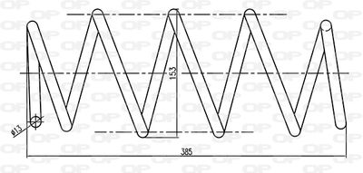 CSR928100 OPEN PARTS Пружина ходовой части