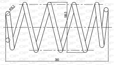 CSR915300 OPEN PARTS Пружина ходовой части