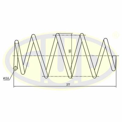 GCS027624 G.U.D. Пружина ходовой части