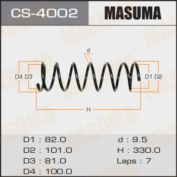 CS4002 MASUMA Пружина ходовой части