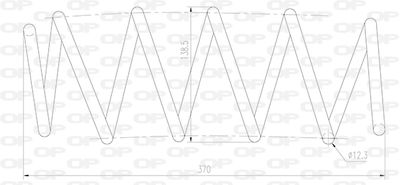 CSR901400 OPEN PARTS Пружина ходовой части