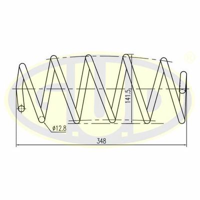 GCS095084 G.U.D. Пружина ходовой части