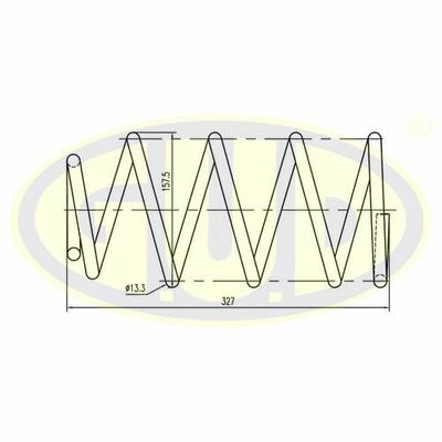 GCS027656 G.U.D. Пружина ходовой части